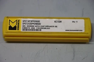 Inserto de carburo indexable Kennametal SPET10T3PPERGB2 grado KC725M - Imagen 1 de 3