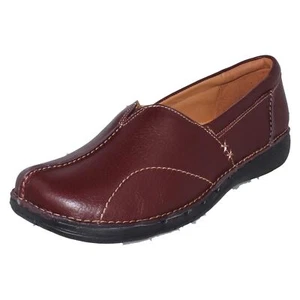 Mujer Clarks Un Estructurado Zapatos Casual sin Cordones un Loop Zancada - Imagen 1 de 19