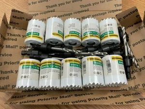 Electricians/Plumbers kit TEN (10X) 1-1/2" 38mm master mechanic holesaws - Picture 1 of 2