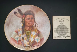 1979 Perillo “Chief Joseph” Chieftain Series Collector's Plate Vintage - Picture 1 of 14