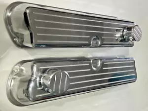 SBF Ford 302-289- 351w Alloy Valve Covers - Foto 1 di 6