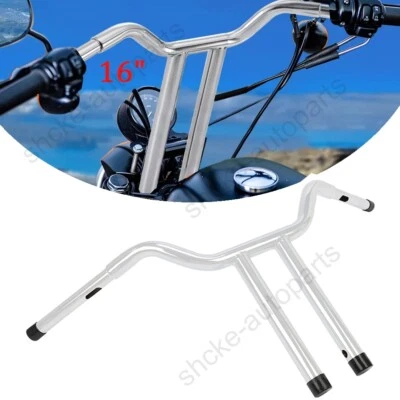 16'' MX-T Bars Handlebar For Harley Softail Sportster Dyna Wide Glide Road King Foto 1 de 4