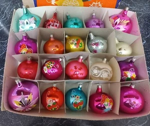 Vintage New Year's Toys Christmas USSR 20 Pieces - Picture 1 of 10