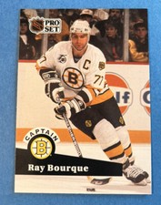 1991-92 Pro Set Captain Ray Bourque #567 Boston Bruins NHL