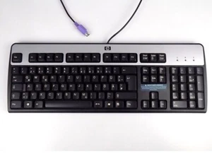 HP SK-2880 PS2 PS/2 Tastatur Keyboard QWERTZ Schwarz 434820-041 435302-041, OK - Bild 1 von 1