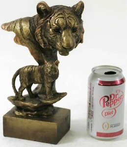 African Savanna Safari Lion Bust Statue 9" Tall Lion King Pride Artwork Figurine - Picture 1 of 4