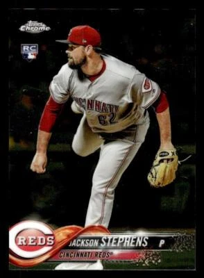 2018 Topps Chrome #110 Jackson Stephens Rookie Card Cincinnati Reds - Image 1 of 2