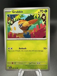 Pokemon TCG - Grubbin 9/142 - Stellar Crown 2024 - Picture 1 of 2