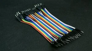 40 Pin Dupont Jumper Kabel Buchse-Stecker 10 cm M-M, 2.54 Arduino - Bild 1 von 12