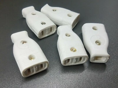 5x AC Plugs 15A 120V 2 Prong Residential Grade Female Plug Socket - Image 1 of 4