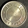 Mid 1900's  Early Vintage  Northern Transit Co FARGO N.D Good For One Fare