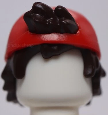 Lego Red Baseball Cap Snap Back Dark Brown Hair - Image 1 of 3