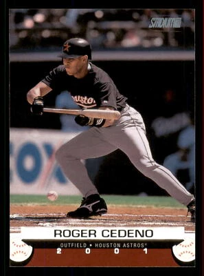 Roger Cedeno 2001 Stadium Club #38 Houston Astros - Image 1 of 2