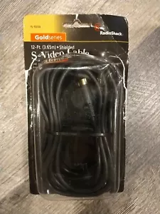 RadioShack ~ Gold Series Stereo Audio / S-Video Cable 12 Feet open box *NEW* - Picture 1 of 3