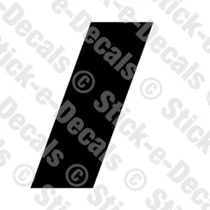 Trikot Buchstabe I Vinyl gestanzter Aufkleber Sticker - Sportsportler Alphabet Text - A4 - Bild 1 von 2