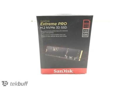 ✅ SanDisk Extreme PRO 500GB M.2 NVMe 3D SSD - SDSSDXPM2-500G-G25 - Image 1 of 3