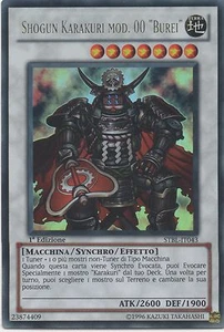 YU GI OH SHOGUN KARAKURI MOD. 00 "BUREI" • STBL • ULTRA RARA - Picture 1 of 1