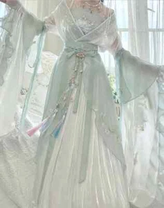 Hanfu 8pcs/Set Dress Women Ancient Chinese Set Costume Outfit Summer wholesale - Picture 1 of 31