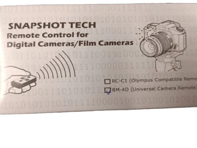 Snapshot Tech RM-4D Remote Control for Digital Cameras - Image 1 of 2