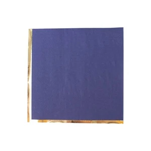 50 pcs 2 Ply Dinner Cocktail Paper Napkins Gold Rim Party Events Decorations - Picture 1 of 136