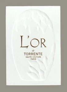 Carte publicitaire - advertising card - L'Or de Torrente - Picture 1 of 1