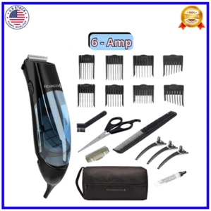 Remington Vacuum Haircut Kit, Vacuum Beard Trimmer, Hair Clippers For Men 18 PCS - Picture 1 of 12