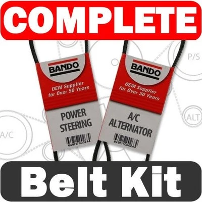 For Honda Pilot 2003-04 BANDO Drive Belt Set of 2 A/C Alternator Power Steering - Image 1 of 4