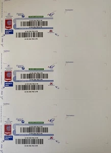Etiquette EXPORT SUIVI international sticker monde envois lettre suivie Poste - Imagen 1 de 1