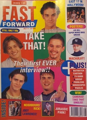 Fast Forward | Issue 199 |  Take That 1st Ever Interview - Image 1 of 2