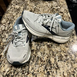 Brooks 12035618317 Running Training Shoes Grey/Light blue Women's Size 7 EUR 38 - Picture 1 of 9