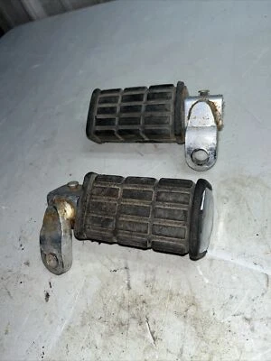 1982 1983 82 Yamaha xv920 Virago Rear Back Passenger Foot Pegs Rests Steps Xv750 Foto 1 de 3