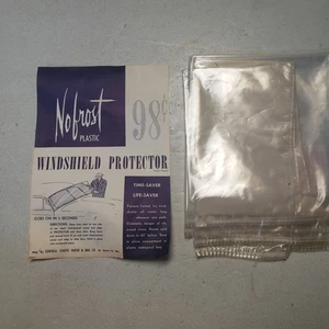 VINTAGE * (6) NO FROST Windshield Plastic Protectors - Picture 1 of 9