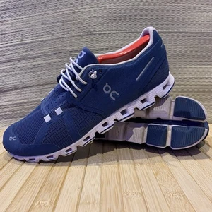 On Cloud Women’s Sneakers Size 9.5 Blue White Running Shoes - Picture 1 of 12