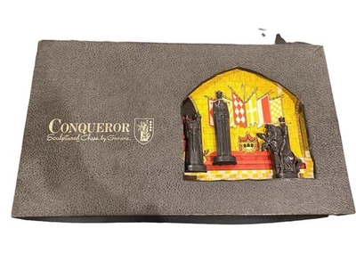 Juego de ajedrez esculpido vintage 1962 Conqueror de Ganine gótico completo EE. UU. Foto 1 de 4