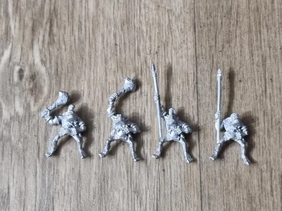 O&Gs Classic Savage Orc Boar Boys X4 2x Club X2 Spears Rare Oop Metal Complete — 第 1/4 张图片