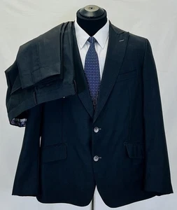 ROBERT GRAHAM Exklusiver 100% Wolle Herren Designer Business Anzug GR 44 R - Bild 1 von 10