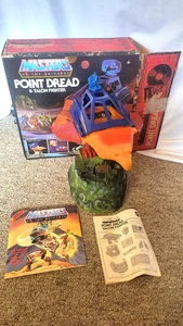 1983 Point Dread & Talon Fighter komplett mit Box & Schallplatte Vintage MOTU Fahrzeug - Bild 1 von 13