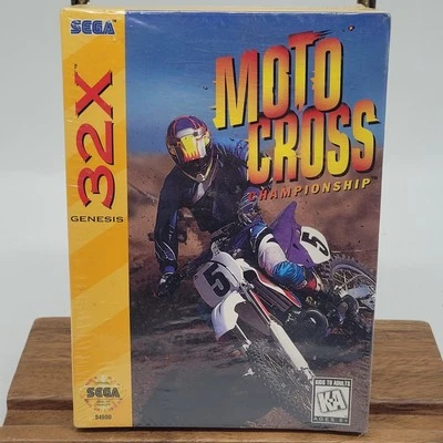 New Sealed Motocross Championship Sega Genesis 32X Moto Cross Mega Rare Cheapest - Image 1 of 4