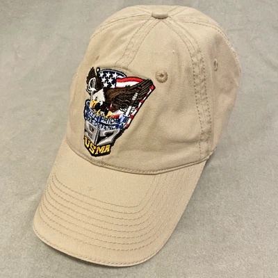 Vintage USMA 97 Hat Baseball Cap USMA United States Military Academy Tan VTG - Image 1 of 4
