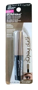 Maybelline Brow Drama Shaping Chalk Powder #120 Medium Brown Sealed - Picture 1 of 2