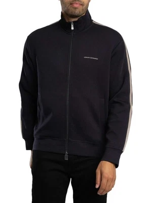 Armani Exchange Men's Logo Track Jacket, Blue - Image 1 of 4