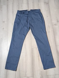 Luca Faloni Sommer klassische blaue Chino Hose Größe 34 - Bild 1 von 11