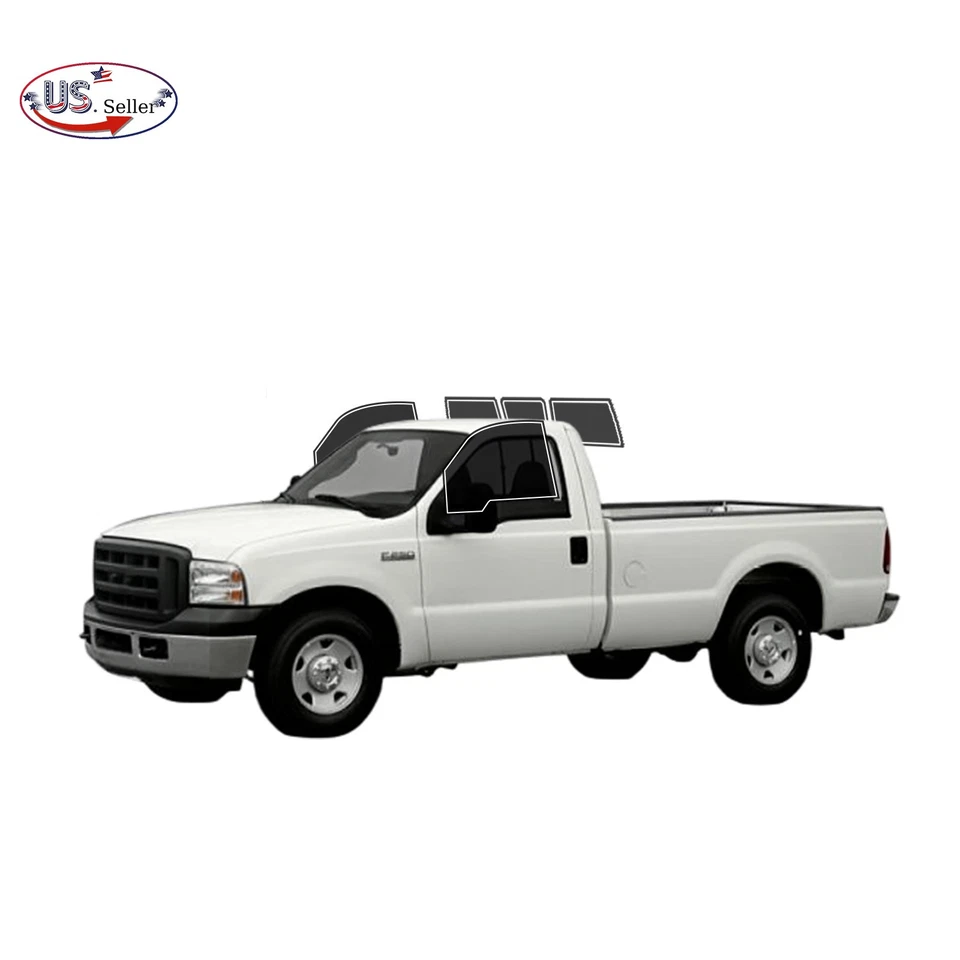 Película de ventana precortada en todos los lados cualquier tono para Ford F250 cabina regular 1999-2007 Foto 1 de 4