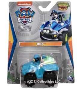 Nickelodeon Paw Patrol REX Dino Rescue True Metal Vehicle Car Teal/Blue NEW - Picture 1 of 1