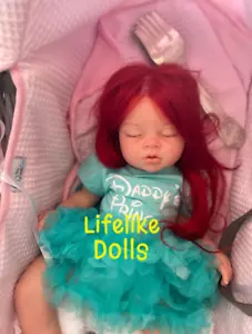Custom made Lifelike Doll limited Ariel Little Mermaid Disney inspi Reborn Baby - Picture 1 of 8