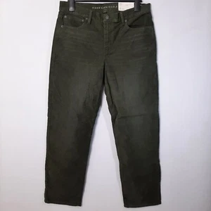 New American Eagle '90s Straight Stretch Corduroy Pants Womens 14 Reg (34x30) - Picture 1 of 13