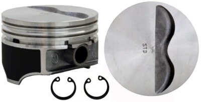 Enginetech P3093(8) | Hypereutectic Flat Top Pistons for GM 5.7L/350 & 6.3L/383 - Image 1 of 4