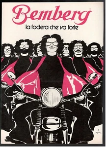 BEMBERG LA FODERA CHE VA FORTE BY RENE' GRUAU Pubblicità 1973 originale 1 pagina - Photo 1 sur 1