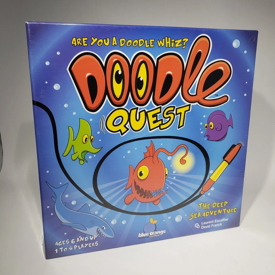 DOODLE Quest Game Blg00570 Blue Orange
