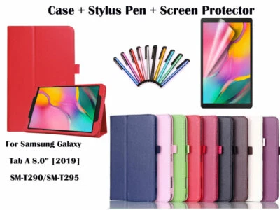 Flip PU Leather Cover Case for Samsung Galaxy Tab A 8.0" [2019] T290/T295
